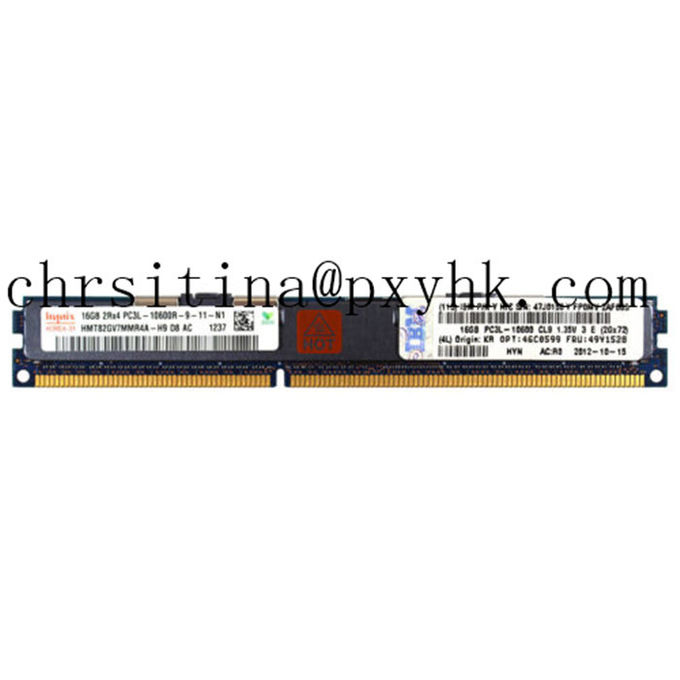 IBM 49Y1528 16G PC3L-10600R 46C0599 VLP blade memory HS22 HS23
