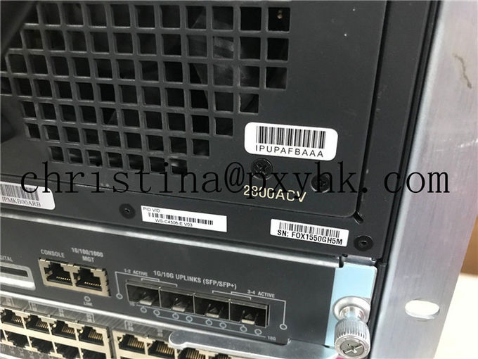 Cisco WS-C4506-E Chassis Server Rack Fan  Cooling  WS-X45-SUP7-E 2x WS-X4748-UPOE+E 3x WS-X4648-RJ45V-E