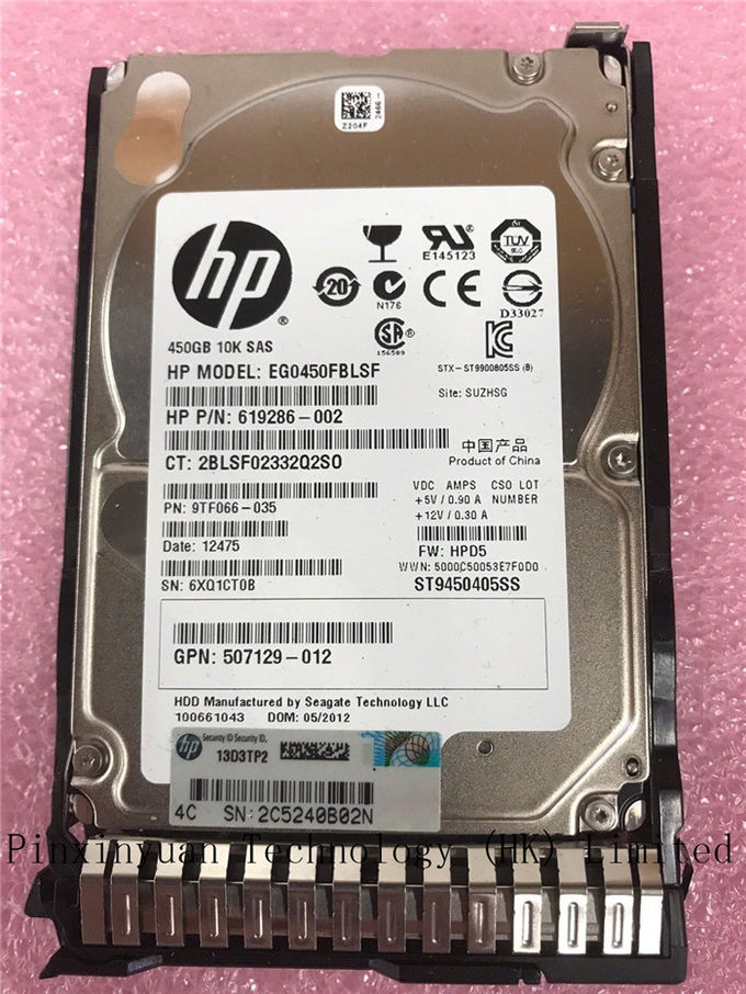 HP Enterprise 653956-001 450GB 2.5" SAS 6GB/s 10K Hot Plug HDD Gen8/9 652572-B21