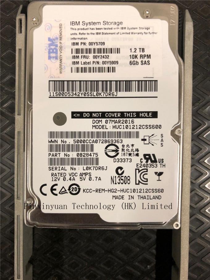 00Y5709 LENOVO / IBM 1.2TB 10K RPM 6GB  Server Sata Hdd V3700 STORAGE 00Y2432