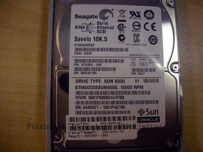 SUN/ORACLE 2.5" SAS Hard Disk Drive 542-0287-01 H16060SDSUN600G 600GB 10K