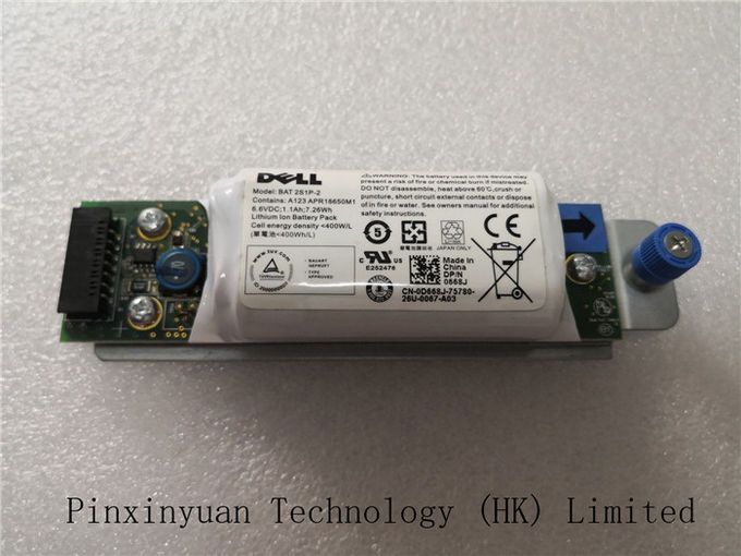 7.3Wh BAT 2S1P-2 Dell Raid Controller Battery For PowerVault MD 3200i 3220i 0D668J 1100mAh 6.6V
