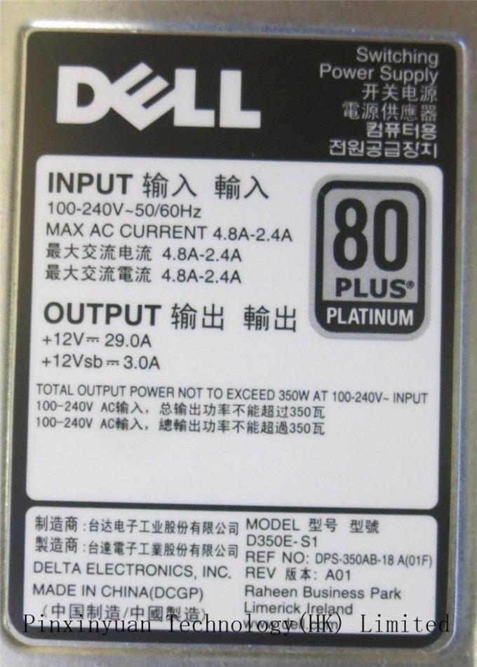 Hot Swap Dell Server Dual Power Supply Y8Y65 5NF18 6W2PW T320 R520 R620 R720 750W Platinum