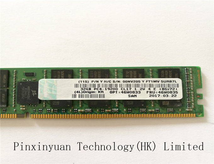 46W0825 Compatible Server Memory Module , Ibm Server Memory  PC4-19200 DDR4-2400Mhz 2RX8 1.2v ECC RDIMM