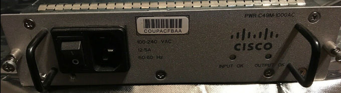 Durable Cisco Catalyst Ethernet Switch 4900M 1000W AC Power Supply PWR-C49M-1000AC