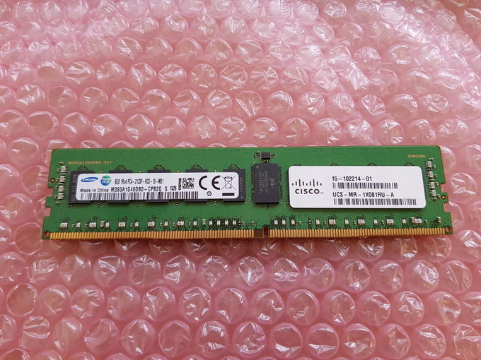 1Rx4 PC4-2133P DDR4 ECC Server Memory 8GB Cisco 15-102214-01 UCS-MR-1X081RU-A